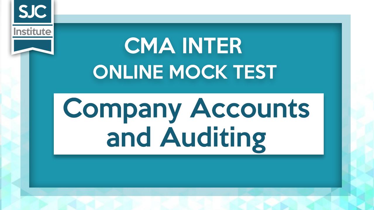 CMA Inter Company accounts and auditing