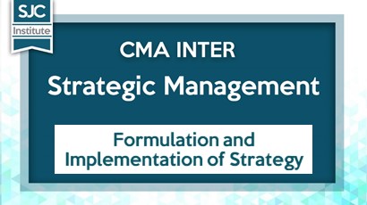 Formulation and Implementation of Strategy