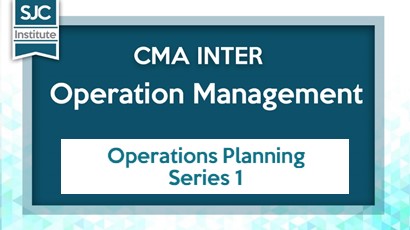 Operations Planning Series 1