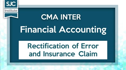 Rectification of Error and Insurance Claim By SJC Institute